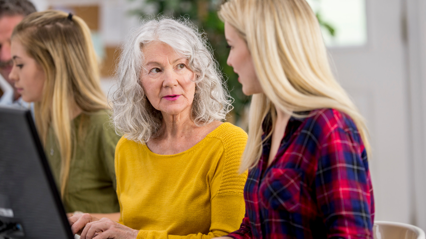 As diferentes gerações no ambiente de trabalho.